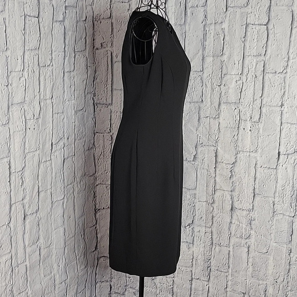 DONNA MORGAN‎ Black ALine Dress Size 4 - Picture 3 of 5
